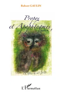 Propos et apophtegmes_cover