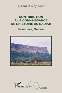 Contribution à la connaissance de l'histoire du Badiar_cover