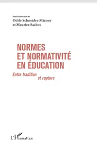 Normes et normativité en éducation_cover