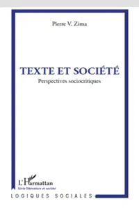 Texte et société_cover