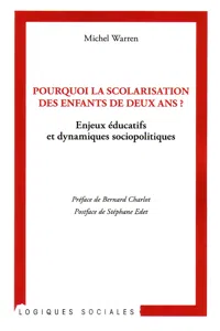 Pourquoi la scolarisation des enfants de deux ans ?_cover