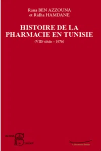 Histoire de la pharmacie en Tunisie_cover