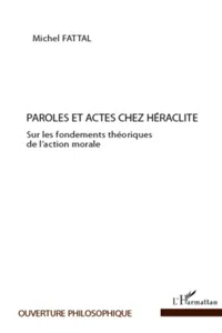 Paroles et actes chez Héraclite_cover