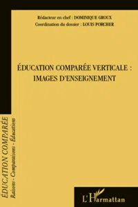 Education comparée verticale : images d'enseignement_cover