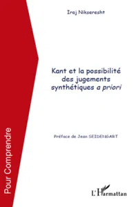 Kant et la possibilité des jugements synthétiques a priori_cover