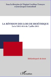 La révision des lois de bioéthique_cover