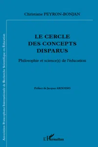 Le cercle des concepts disparus_cover