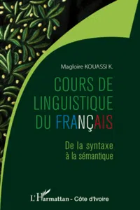 Cours de linguistique du français_cover