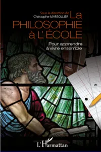 La philosophie à l'école_cover