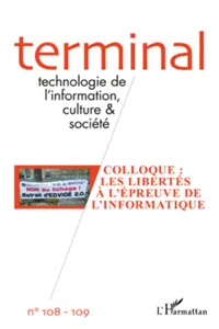 Colloque : Les libertés à l'épreuve de l'informatique_cover