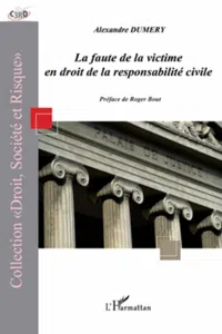 La faute de la victime en droit de la responsabilité civile_cover