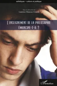 L'enseignement de la philosophie émancipe-t-il ?_cover