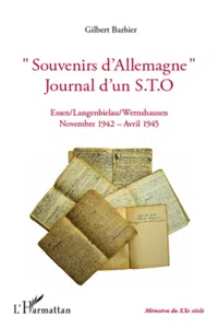 Souvenirs d'Allemagne, journal d'un STO_cover