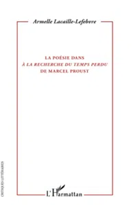 La poésie dans "A la recherche du temps perdu" de Marcel Proust_cover