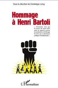 Hommage à Henri Bartoli_cover