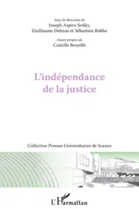 L'indépendance de la justice_cover