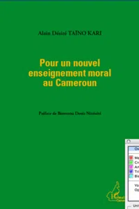 Pour un nouvel enseignement moral au Cameroun_cover