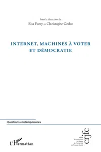 Internet, machines à voter et démocratie_cover