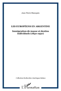 Les européens en Argentine_cover