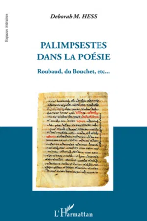 Palimpsestes dans la poésie