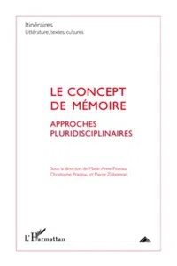 Le concept de mémoire_cover