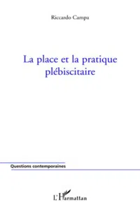 La place et la pratique plébiscitaire_cover