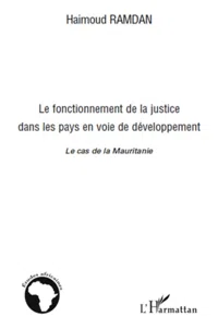 Le fonctionnement de la justice dans les pays en voie de développement_cover