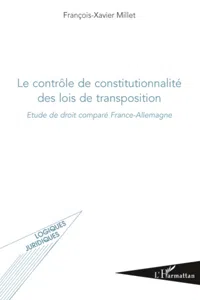 Le contrôle de constitutionnalité des lois de transposition_cover