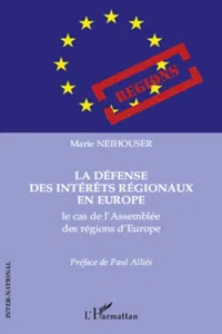 La défense des intérêts régionaux en Europe_cover