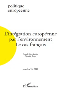 L'intégration européenne par l'environnement_cover