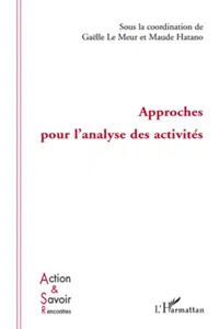 Approches pour l'analyse des activités_cover