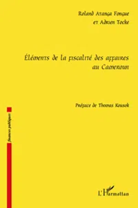 Eléments de la fiscalité des affaires au Cameroun_cover