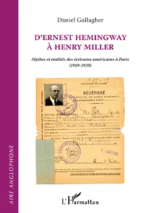 D'ERNEST HEMINGWAY A HENRY MILLER_cover