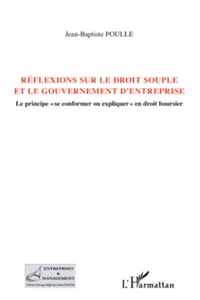 Réflexions sur le droit souple et le gouvernement d'entreprise_cover