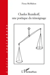 Charles Reznikoff une poétique du témoignage_cover