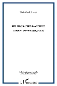 Les biographes d'artistes_cover