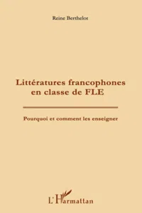 Littératures francophones en classe de FLE_cover