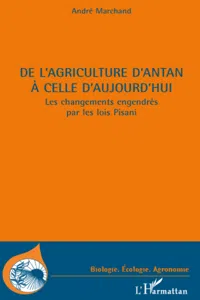 DE L'AGRICULTURE D'ANTAN A CELLE D'AUJOURD'HUI_cover