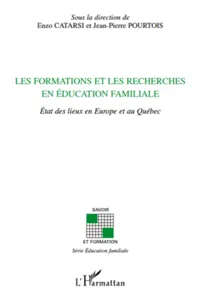 Les formations et les recherches en éducation familiale_cover