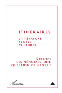 Les mémoires, une question de genre ?_cover