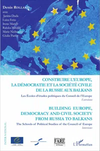 Construire l'Europe, la démocratie et la société civile de l_cover