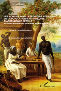 Les noms de famille d'origine africaine de la population martiniquaise d'ascendance servile_cover