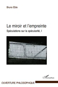 Le miroir et l'empreinte_cover