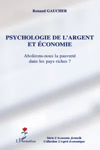 Psychologie de l'argent et économie_cover