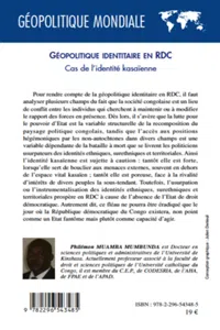 Géopolitique identitaire en RDC_cover