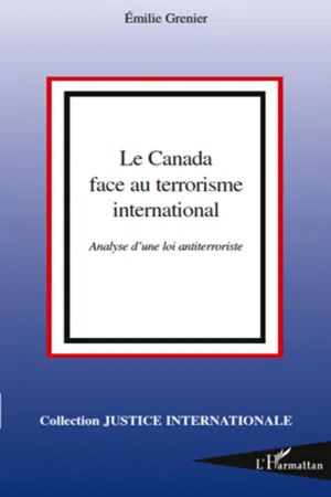 Le Canada face au terrorisme international