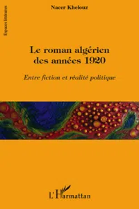 Le roman algérien des années 1920_cover