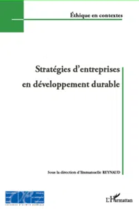 Stratégies d'entreprises en développement durable_cover