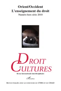 Orient/Occident : L'enseignement du droit_cover