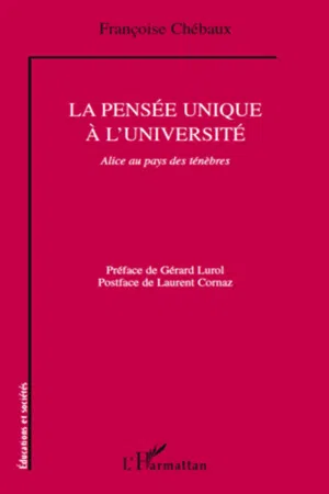 La pensée unique à l'université